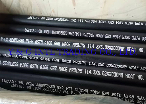 Труба из углеродистой стали с натянутыми концами в ASTM A53 ASTM A106
